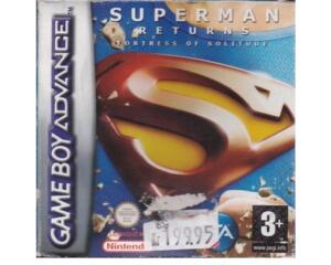 Superman Returns m. kasse (slidt) og manual (GBA)