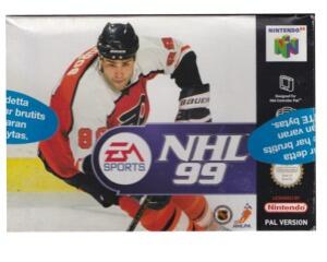 NHL 99 m. kasse (mærker) og manual (N64)