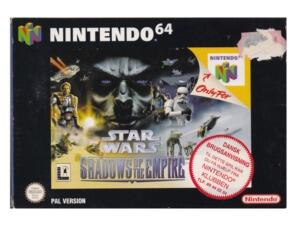 Star Wars : Shadows of the Empire m. kasse (skadet) og manual (N64)