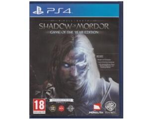 Shadow of Mordor (game of the year edition) (PS4)