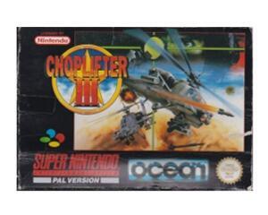 Choplifter III (ukv) m. kasse (slidt) (SNES)