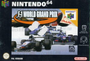 F-1 World Grand Prix m. (slidt) kasse og manual (N64)