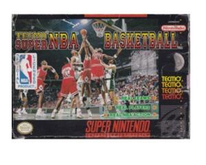 Super NBA Basketball (US) m. kasse (slidt) og manual (slidt) (SNES)