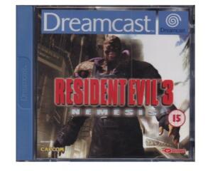 Resident Evil 3 : Nemesis m. kasse og manual  (Dreamcast)