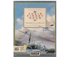Their Finest Hour : The Battle of Britain m. kasse og manual (Amiga)
