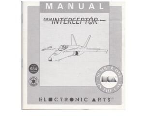 F/A 18 Interceptor m. manual (Amiga)