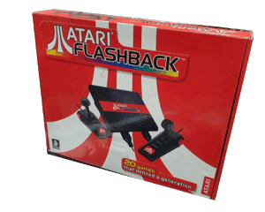 Atari Flashback incl. 2 joysticks m. 20 spil indbygget
