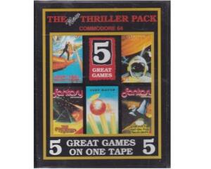 New Thriller Pack, The u. manual (bånd) (dobbeltæske) (Commodore 64)