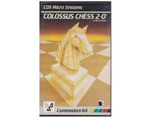 Colossus Chess 2.0 u. manual (bånd) (papæske) (Commodore 64)