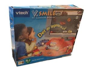 V.smile m. 1 pad incl Biler spil m. kasse og manual (incl strømforsyning)