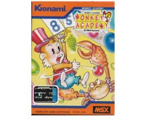 Monkey Academy m. kasse og manual (Sony MSX Hit Bit)