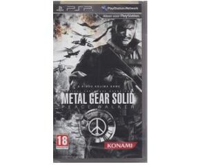 Metal Gear Solid : Peace Walker (Hollandsk) (forseglet) (PSP)