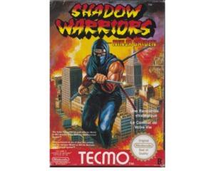 Shadow Warriors (fra) m. kasse og manual (NES)