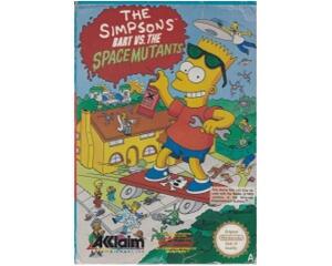 Simpsons, The  - Bart vs. the Space Mutants (UK) m. kasse og manual (NES)