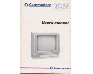 Commodore 1802 manual (engelsk)