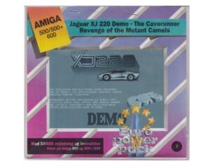 Jaguar XJ 220 Demo / The CaveRunner / Revenge of the Mutant Camels (euro power pack) m. kasse og manual (Amiga)