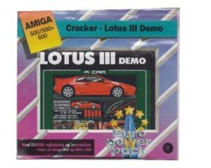 Cracker / Lotus III Demo (euro power pack) m. kasse og manual (Amiga)