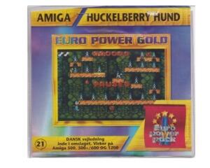 Huckleberry Hund (euro power pack) m. kasse og manual (Amiga)