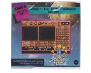 DCopy II / SID / Iconmaster / Sys Info (euro power pack) m. kasse og manual (Amiga)