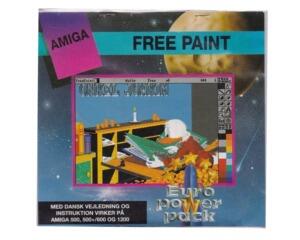 Free Paint (euro power pack) m. kasse og manual (Amiga)