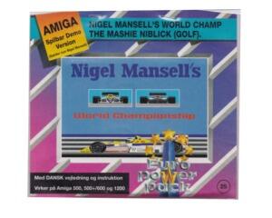 Nigle Mansell's World Champ / The Mashine Niblick (Golf) (euro power pack) m. kasse og manual (Amiga)