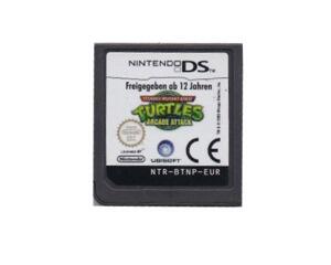 TMNT : Teenage Mutant Ninja Turtles : Arcade Attack u. kasse og manual (Nintendo DS)