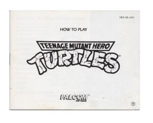 Teenage Mutant Hero Turtles (UKV) (Nes manual)