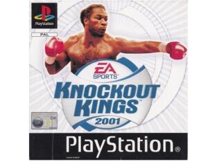 Knockout Kings 2001 (EUR) (slidt) (PS1 front indlæg)