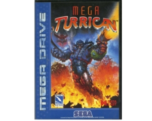 Mega Turrican m. kasse og manual (SMD)