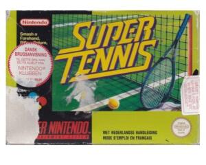 Super Tennis (fah) m. kasse (slidt) (SNES)