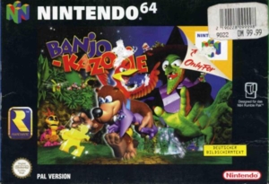 Banjo Kazooie m. kasse (slidt) (N64)