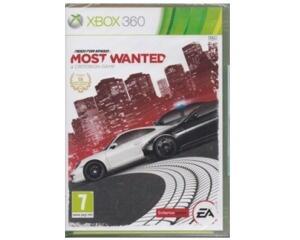 Need for Speed : Most Wanted u. manual  (Xbox 360) 