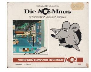 Die NCE Maus (C64 mus) m. kasse og manual (tysk)