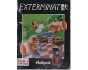 Exterminator u. manual (kasse skadet) (bånd) (papæske) (Commodore 64)