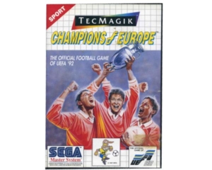 Champions of Europe m. kasse (dårlig stand) og manual (SMS)