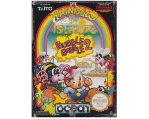 Rainbow Island : The Story of Bubble Bobble 2 (frg) m. kasse (slidt) og manual (NES)