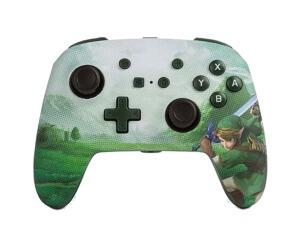 Switch Pro Controller m. ledning (Link grøn) (Power A)