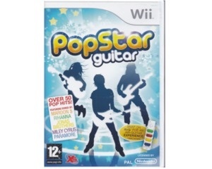 PopStar Guitar u. manual og AirG SnapOn (Wii)
