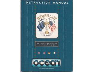 Ryder Cup - Johnnie Walker manual (engelsk) (Amiga manual)