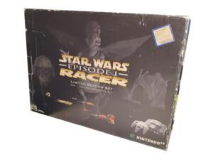 Nintendo 64 (Limited Edition Star Wars Racer) incl 1 pad m. kasse (slidt) og manual
