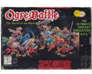 Ogre Battle (US) m. kasse (slidt) og manual (slidt) (SNES)