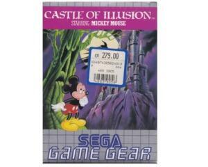 Castle of Illusion starring Mickey Mouse m. kasse og manual (Game Gear)