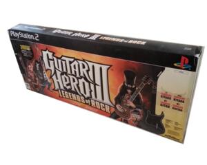 Guitar Hero III: Legends of Rock incl Guitar m. kasse (PS2) (forseglet)