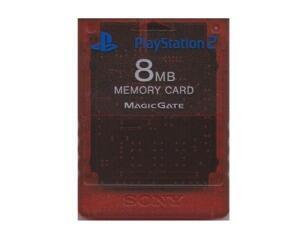 PS2 Memorycard 8mb orig. (rød)