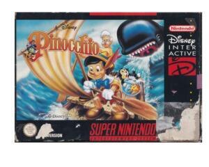Pinocchio (eur) m. kasse (slidt) og manual (SNES)