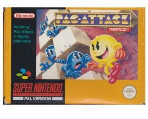 Pac-Attack (ukv) m. kasse og manual (SNES)