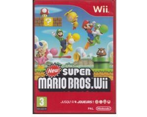New Super Mario Bros. (fransk kasse og manual)  (Wii)