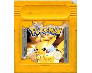 Pokemon Yellow (dårlig label) (GameBoy)