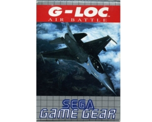 G-Loc m. kasse og manual (Game Gear)