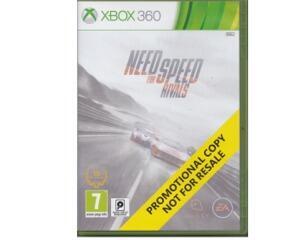 Need for Speed : Rivals (promotional copy) u. manual (Xbox 360)